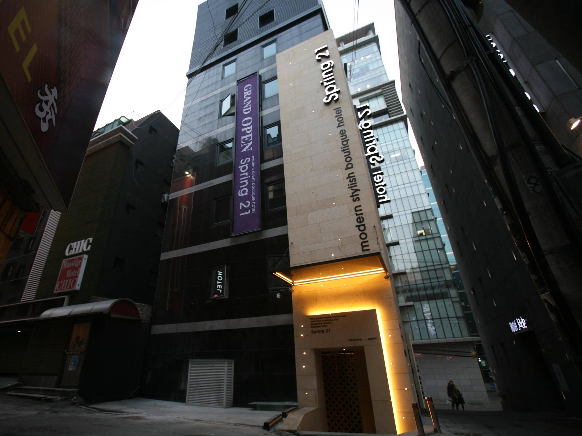 Spring 21 Hotel Sinchon Seoel Buitenkant foto